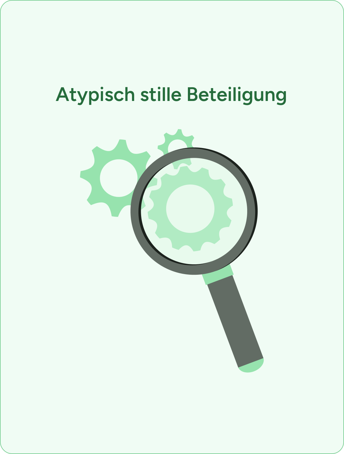 Erklärung atypisch stille Beteiligung