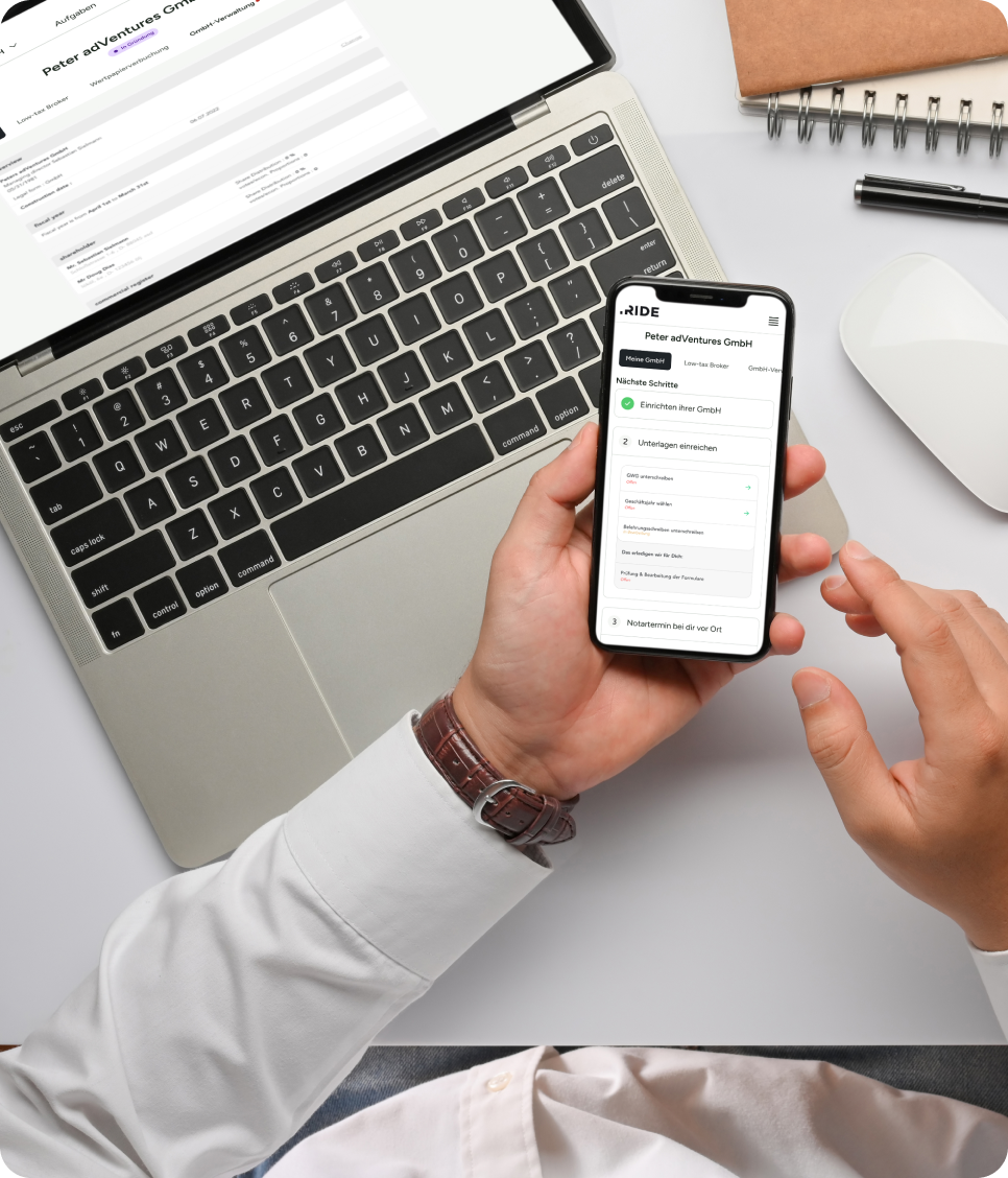 GmbH in Gründung auflösen - Illustration