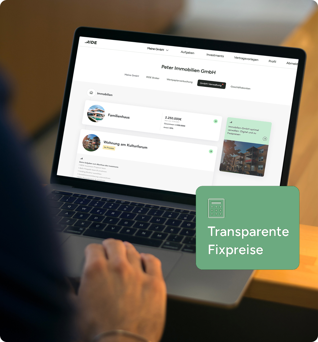 Immobilien-GmbH als Steuersparmodell