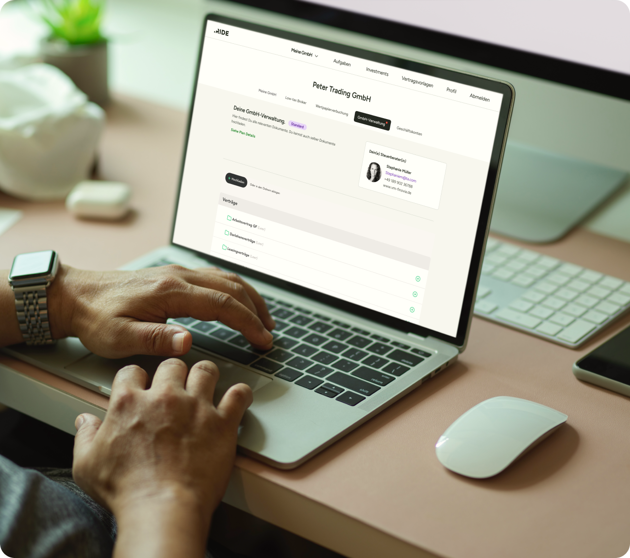 Stressfreie Trading-GmbH Verwaltung